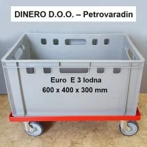 PLASTIČNE LODNE  Euro lodna E3  Siva - Dinero - 1