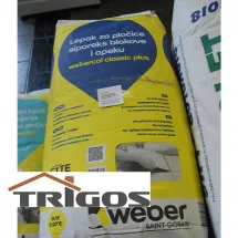 WEBERCOL CLASSIC PLUS  Lepak za pločice siporeks blokove i opeku - Farbara Trigos - 2