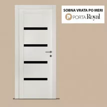 Sobna vrata PREMIUM  Matrix  crni staklići - Porta Royal - 1