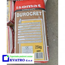 DUROCRET ISOMAT  Cementni malter - Farbara Kvatro - 3