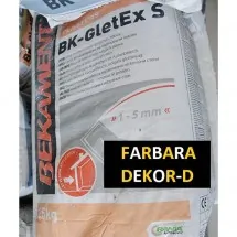 BK-GLETEX S BEKAMENT Masa za izravnavanje spoljašnjih zidova - Farbara Dekor D - 1