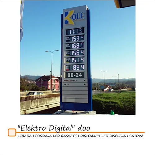Displeji za emitovanje cene naftnih derivata ELEKTRO DIGITAL - Elektro Digital - 2
