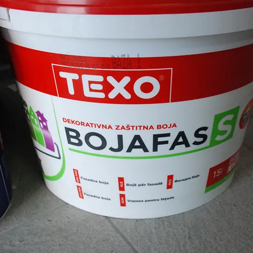 BOJAFAS S - TEXO - Akrilna disperzivna boja - Farbara Bimax - 1