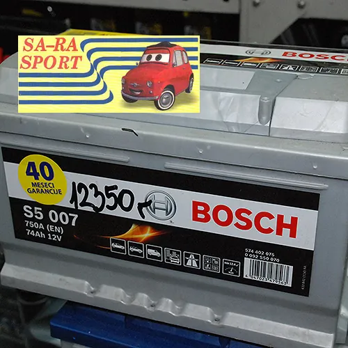 Akumulator Bosch silver 74Ah SA - RA SPORT - Sa - Ra sport - 1