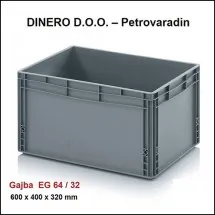 PLASTIČNE GAJBE  Gajba EG 6432  60 x 40 x 32 cm - Dinero - 2
