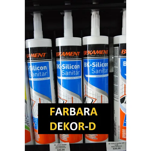 BK-SILICON SANITAR BEKAMENT Sanitarni silikon - Farbara Dekor D - 1