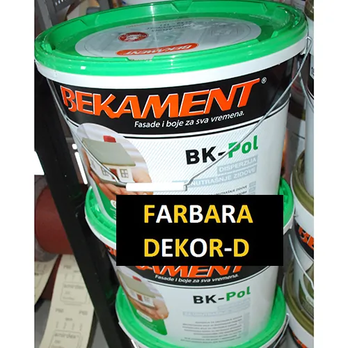 BK-POL BEKAMENT Disperziona boja 5l - Farbara Dekor D - 1