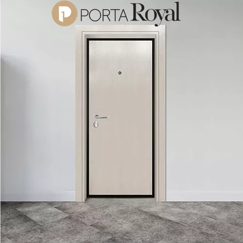 Sigurnosna vrata  SVETLI HRAST Sa opšivkom - Porta Royal - 1