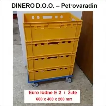 PLASTIČNE LODNE  Euro lodna E3  Žute - Dinero - 1
