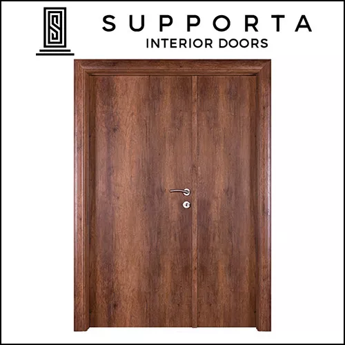 Sobna vrata CPL folija  P1P1 dvokrilna tabacco orah - Supporta Interior Doors - 1