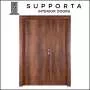 Sobna vrata CPL folija  P1P1 dvokrilna tabacco orah - Supporta Interior Doors - 1