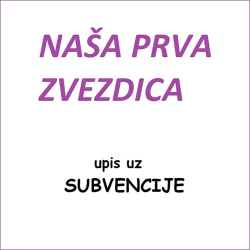 Celodnevni boravak VRTIĆ NAŠA PRVA ZVEZDICA - Vrtić Naša prva zvezdica - 1