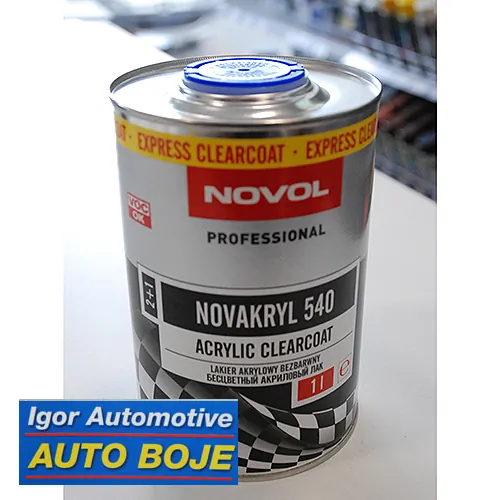 Novakryl 540  Acrylic clearcoat  NOVOL  Lak - Auto boje Igor Automotive - 2