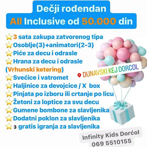 ALL INCLUSIVE PAKET  PAKET 2 - Igraonica Infinity Kids Dorćol - 7