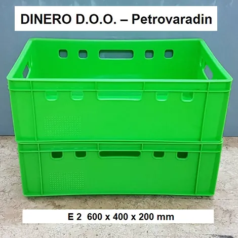 PLASTIČNE LODNE  Euro lodna E2  Zelena - Dinero - 1