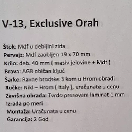 Sobna vrata  V13 EXCLUSIVE  Orah - InterDoors sobna vrata - 3