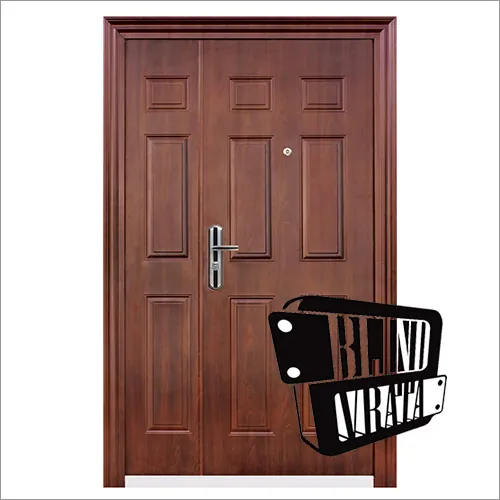 Vrata 28Dvokrilna bez stakla - Braon BLIND VRATA PVC - Blind Vrata PVC - 1