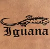 Iguana hand made logo